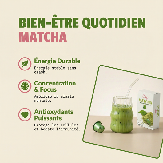 Boite de 10 Capsules - 100% Thé vert matcha